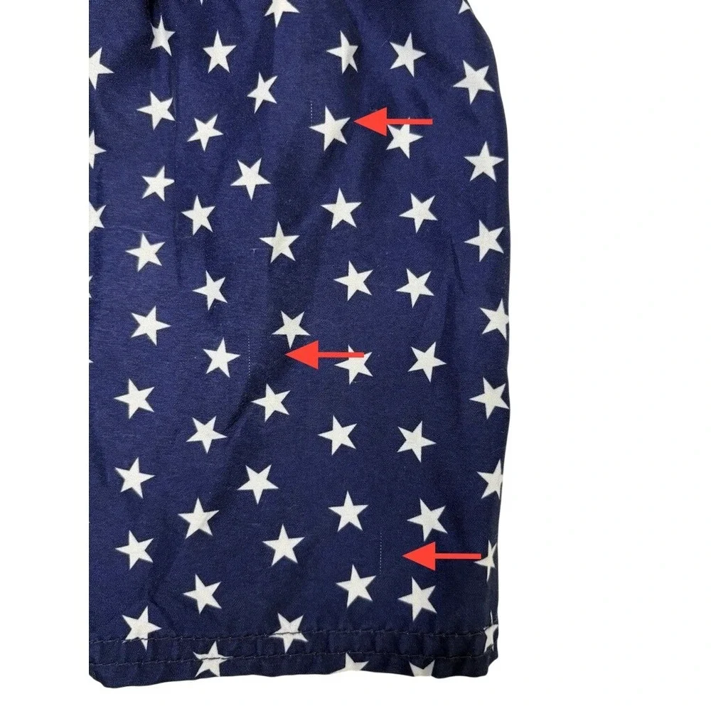 Cat‎ & Jack American Flag Red White Blue Swim Shorts Trunks 2T Toddler Vacation